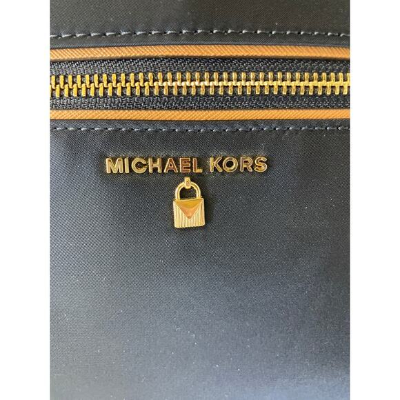 MICHAEL KORS, LARGE NYLON SAFFIANO LEATHER TRIM BACKPACK - Picture 8 of 14